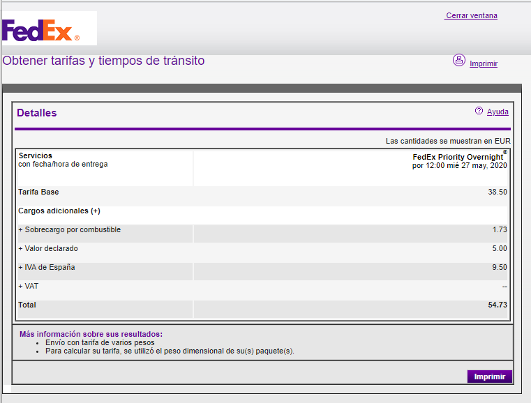 FedEx nacional